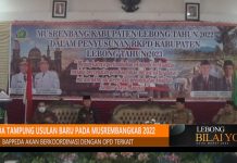 BAPPEDA TAMPUNG USULAN BARU PADA MUSRENBANGKAB 2022