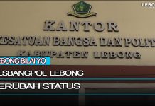 KESBANGPOL ALIH STATUS NOMENKLATUR OPD KABUPATEN LEBONG