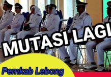 BUPATI LEBONG KEMBALI ROMBAK DAN PERKUAT ORGANISASI PEMDA