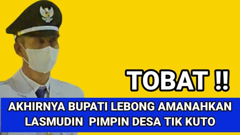 BUPATI LEBONG LANTIK 65 PJS KADES / INI DAFTARNYA