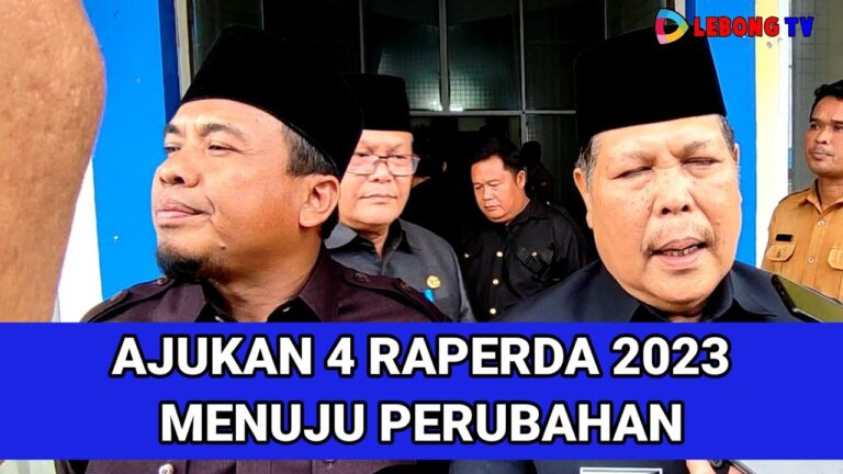 EXSEKUTIF SIAPKAN 4 RAPERDA 2023 DALAM RAPAT PARIPURNA