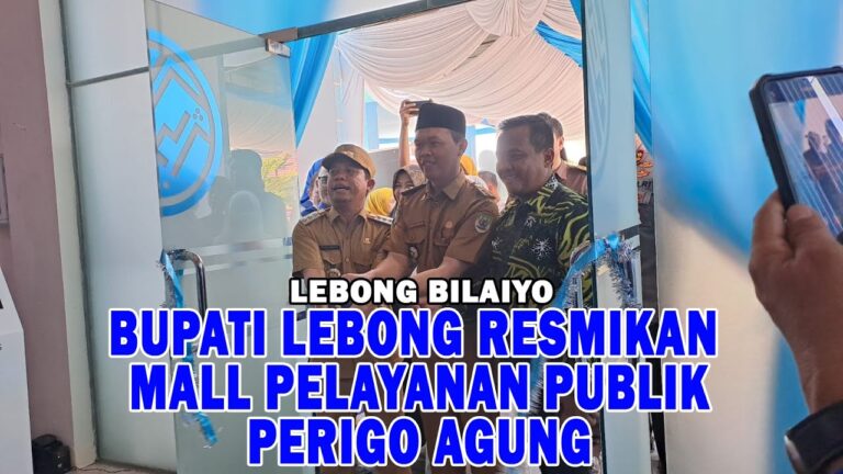 BUPATI LEBONG MERESMIKAN MALL PELAYANAN PUBLIK