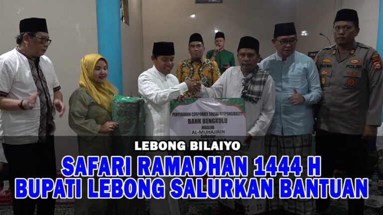 RAMADHAN 1444 H MOMEN PEMKAB LEBONG JALIN SILATURAHMI DENGAN MASYARAKAT