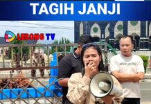 DEMO ALIANSI FORMAL DI DEPAN KANTOR KESBANGPOL LEBONG