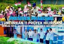 Presiden Prabowo Luncurkan 11 Proyek Hilirisasi 180 Triliun di Maluku Utara